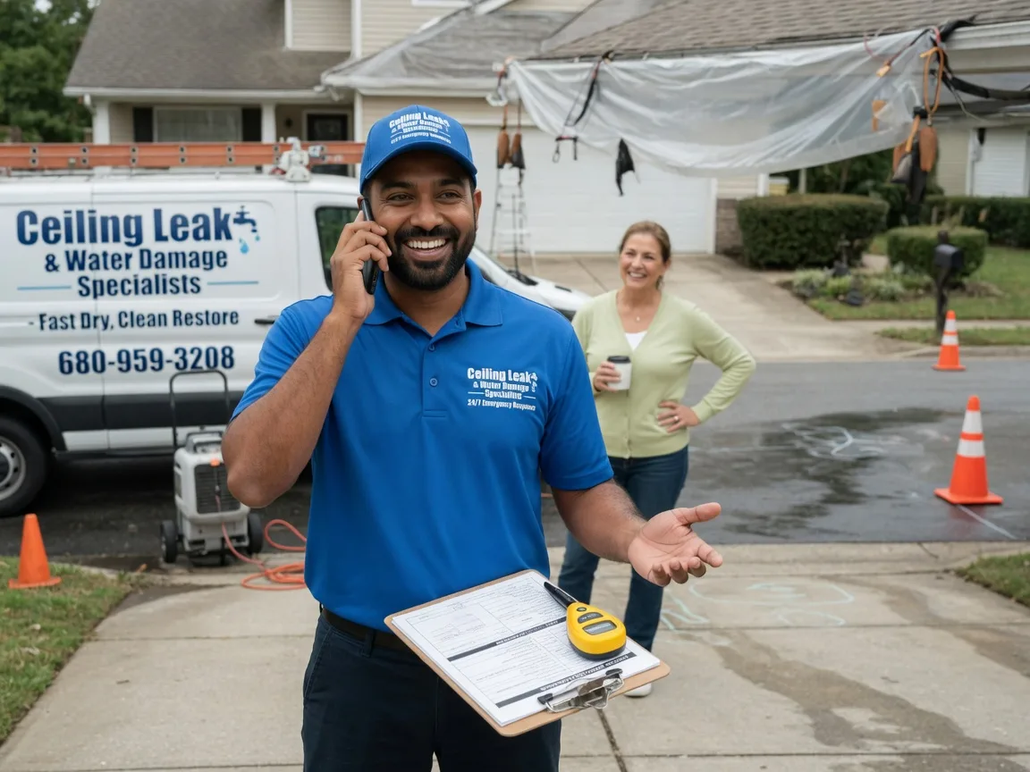 Ceiling Leak Cleanup Columbus, PA FAQs